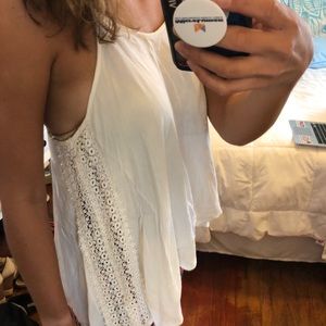 White tank top blouse